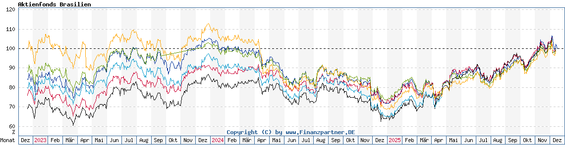 Chart: Aktienfonds Brasilien